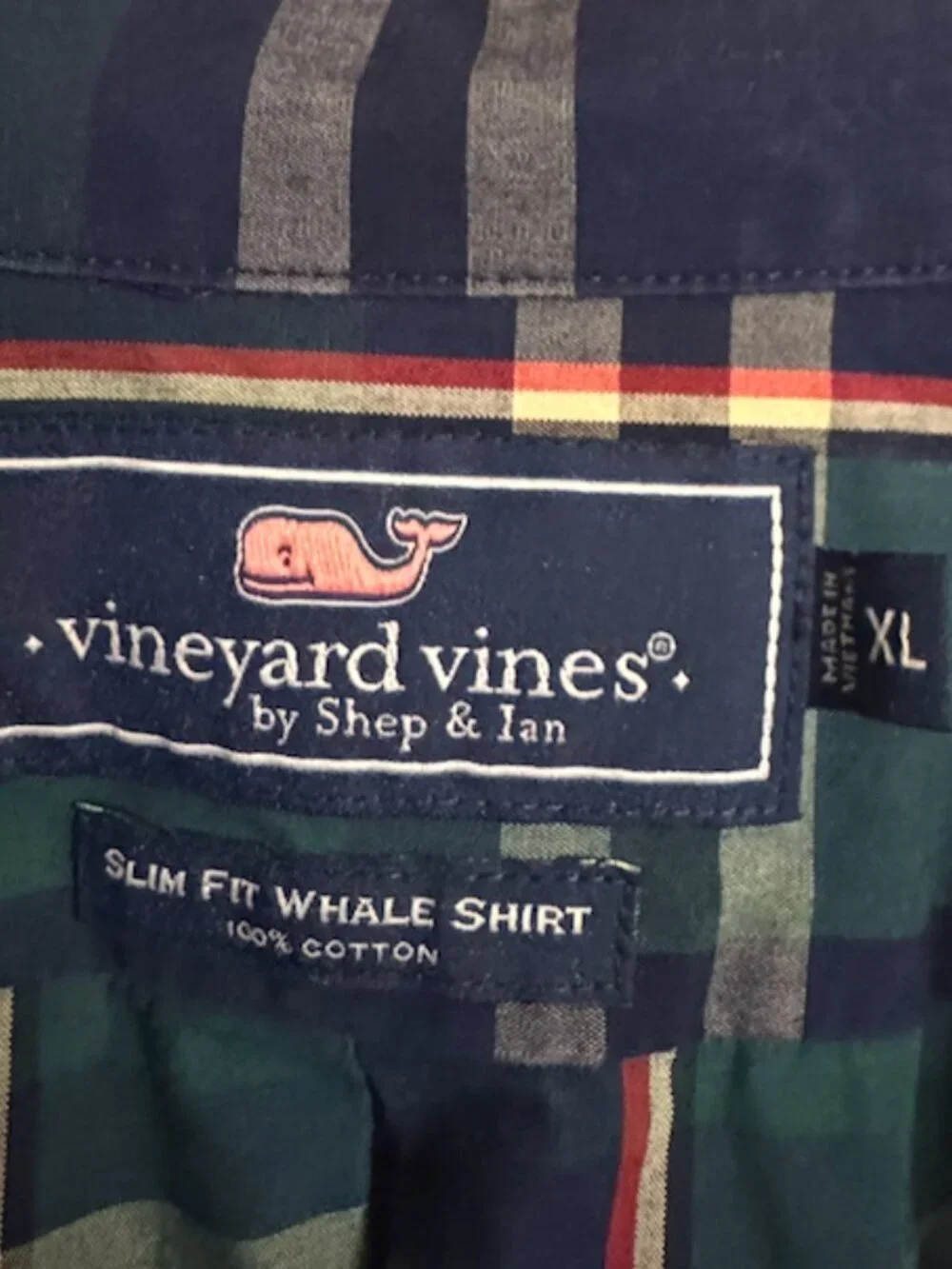 Vineyard Vines Whale Shirt XL Slim Fit (E2) NWOT
